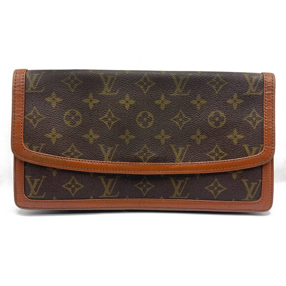 Louis Vuitton Monogram Clutch Pochette Dame GM Purse Vintage 1983 - Picture 3 of 15